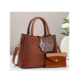 2 pièces Sacs pour Femmes en Cuir Authentique