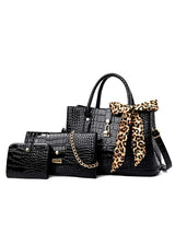 3 pièces Crocodile Ensemble Sac Fourre-tout Femmes